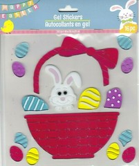New Happy Easter Gel Window Stickers Clings Bunny Egg Chick ~ Choice