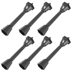 3 Pcs Dollhouse Street Light Miniature Post Lamp Garden Accessories