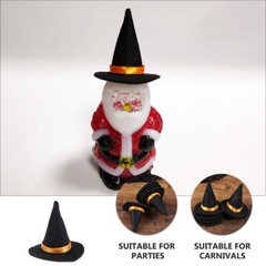 10Pcs Miniature Witch Hat Wine Bottle Caps Halloween Witch Hats Witch Decor
