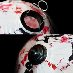 Japanese Hanging Lanterns Sashimi Sushi New Year Festival Cloth Lantern Decor