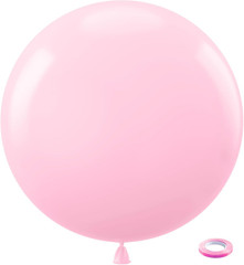 Pastel Pink Balloons 36 Inch – Pack Large Thick Big round Pink Latex Balloon fo