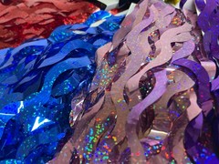 Wavy Foil Backdrop Fringe Tinsel Shimmer Curtain Door Wedding Birthday Party