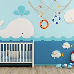 6 Pieces Natural Fish Net Decorative Fish Netting Natural Cotton Beach