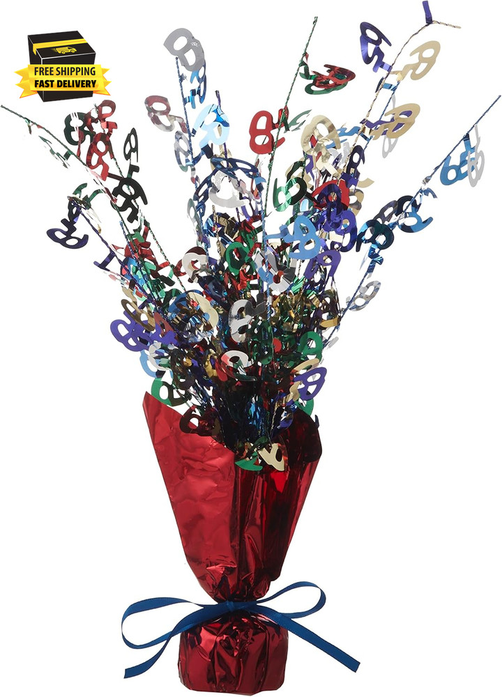 65 Gleam ‘N Burst Centerpiece (Multi-Color) Party Accessory (1 Count) (1/Pkg)
