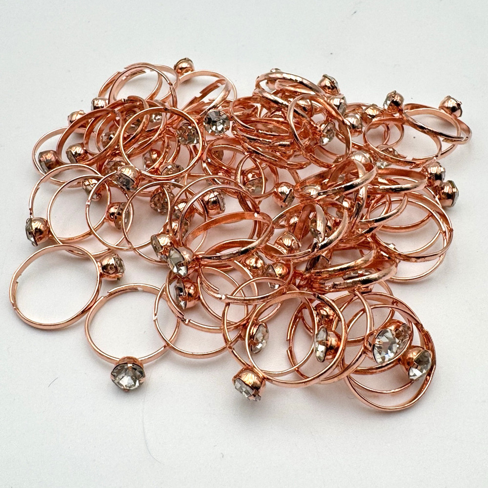 69 Diamond Rings Solitaire Bridal Shower Rings Wedding Table Party Supply Games
