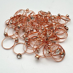 69 Diamond Rings Solitaire Bridal Shower Rings Wedding Table Party Supply Games