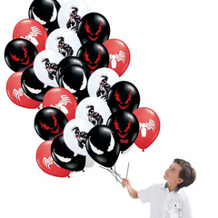 VENOM Tableware party supplies decoration balloons theme birthday cupcake topper