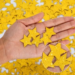 300Pcs Glitter Gold Stars Confetti，Shiny Paper Table Confetti for Birthday Ha…