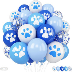 Outer Space Balloons,30Pcs 12Inch Galaxy Blue Purple Balloon Metallic Purper Sil