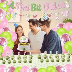 Martini Party Decorations Set for Adults, a Tini Bit Older Birthday Theme Kit wi