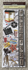Movie Set Cinema Cutouts Décor Party Confetti Stickers Picks Film Clapboard