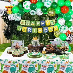 160 Pack Dinosaur Birthday Party Supplies Set Dinosaur Themed Tableware Set Dino