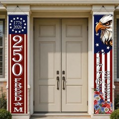 Oversized 250th Anniversary American Flag Banner – Perfect for All Occasions