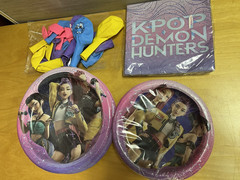 Kpop Demon Hunters Party Supplies Plates Napkins Balloons for 16 Huntrix