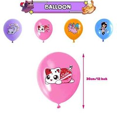 Aphmau Cat Theme Birthday Party Supplies Kits,for Kids Birthday Party Decoration