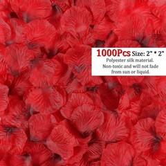 40 Pack I Love You Balloons and Heart Balloons Kit with 1000 Pcs Dark-Red Silk R