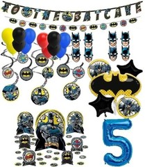 Batman Birthday Party Decorations Jumbo DoubleBanner Balloons 1 to 9 HeroesUnite