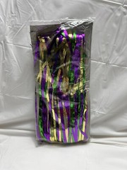 Party Deco Metallic Curtain Multi-Color 3 ft. wide x 8 ft. drop