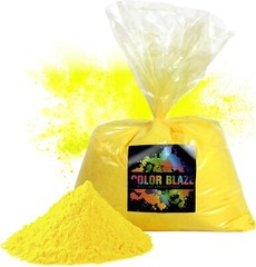Color Blaze – 5lbs Yellow Color Powder – Holi Fun Run Festivals Color War Party
