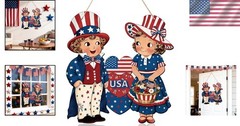 Patriotic Front Door Decorations for 250th Anniversary Memorial Day Decor