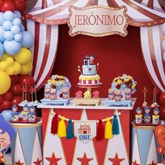 Carnival Circus First High Chair Banner