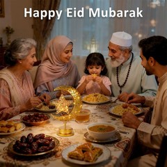 Ramadan Decorations for Home 2026, Crescent Moon and Star Lamp for Eid Mubarak D