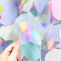 205Ft Pastel Party Decorations Circle Dot Backdrop Streamer Pastel Tissue Pol…