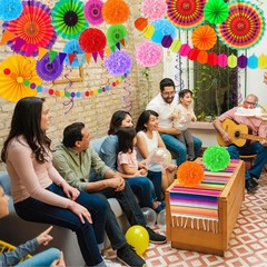 35 PCS Cinco De Mayo Decorations, Fiesta Party Decorations Hispanic Heritage Mon