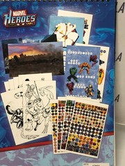 Marvel Super Heros Birthday Party Supplies Tattoos, Stickers, Play Packs, Cards