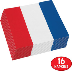 Red, White & Blue Luncheon Napkins