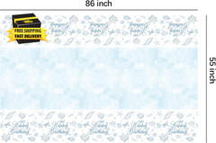 Seashell Party Tablecloth Decorations for the Summer Ocean Birthday Baby Shower
