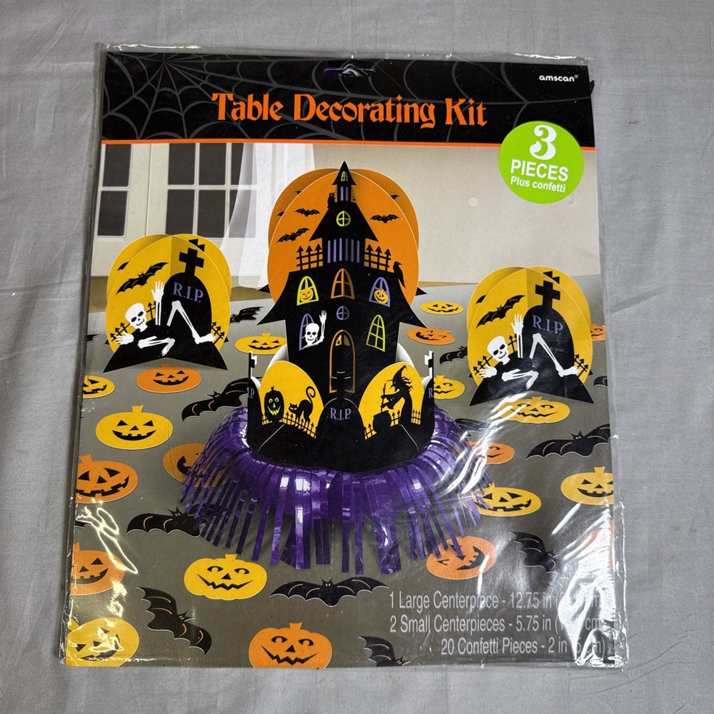 Halloween Haunted House Party Centerpiece Table Decorating Kit