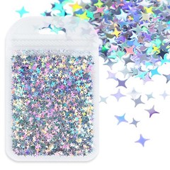 2000 PCS Star Confetti Happy Birthday Theme Table Centerpiece Silver Decor DIY