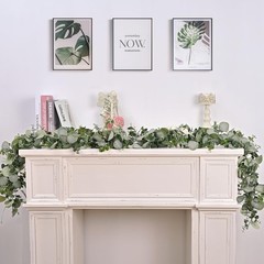 4 Packs 6FT Artificial Eucalyptus Garland, Faux Greenery Garland Hanging Fake