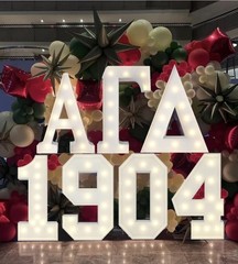3 Ft DIY Light Up X Marquee Display Decor NIB White College Birthday Party Bling