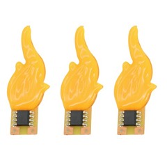 3Pcs 3V LED Candle Shape filament Creative Christmas Party Decorate Kid DIY