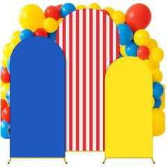 3 Pcs Carnival Arch Backdrop Covers – Variety Sizes