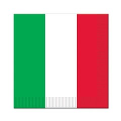 Beistle 16 Piece Disposable Paper Italian Flag Lunch Napkins Party Supplies