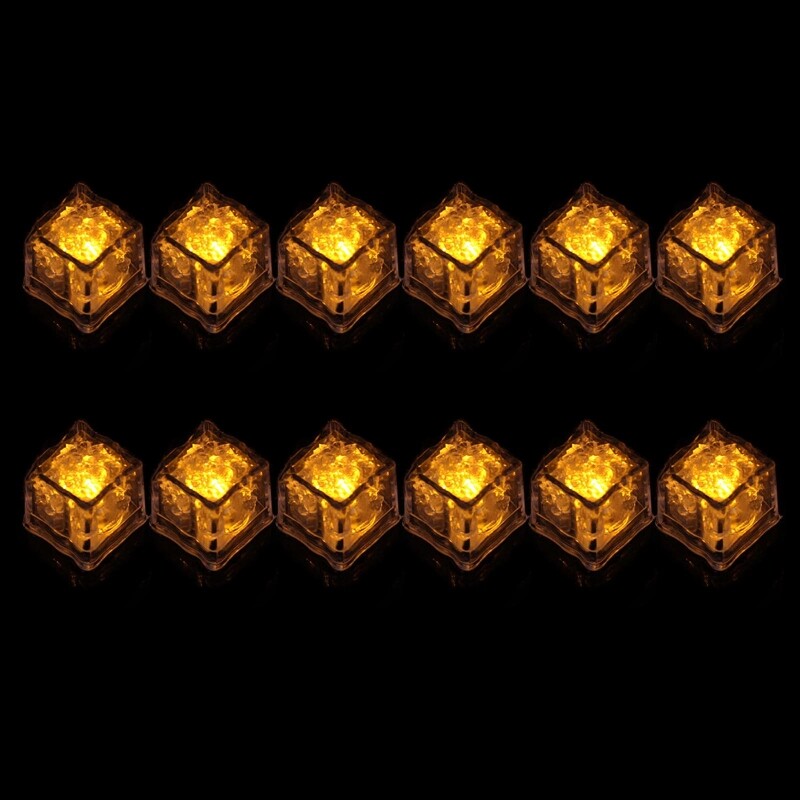 Liquid Flashing Blinking Glowing Light up Ice Cubes for Bar