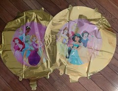 Disney Princess Birthday Party Table Decoration Set With Mylar Balloons
