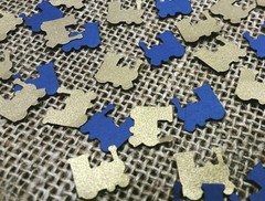 Train confetti 300 count Boy Party decorations Birthday Baby Shower
