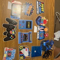 level 9 unlocked gamer birthday party supplies