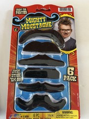 5 Packs JA-RU/Jolee’s Boutique MUSTACHES Party Stickers Scrapbooking