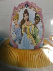Disney Princess Table Decorating Kit Birthday Party Decoration 3pcs + Confetti