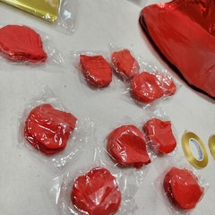 Valentines Day Balloons Tassel Garland Banner Party Supplies Decorations Set,Red