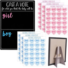 Boy or Girl Voting Board – Interactive Gender Guessing Board – Classic Black Cha