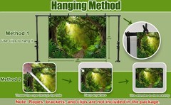 8x6ft Jungle Forest Photography Backdrop Tropical Rainforest Natural Scenery