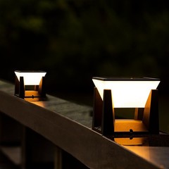 Energy Saving Outdoor Solar Base Light LED Warm White for Patios Decks