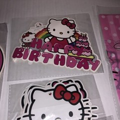 Hello Kitty Birthday Supplies Decorations Lot Banner Backdrop Tablecloth Cake To