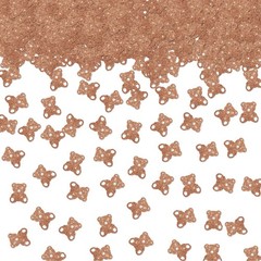 100 PCS Bear Confetti We Can Bearly Wait Baby Shower Table Paper Scatters
